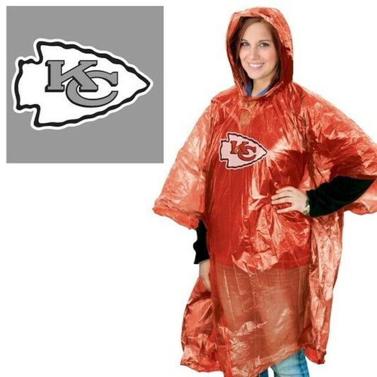 Kansas City Chiefs Rain Poncho by Wincraft