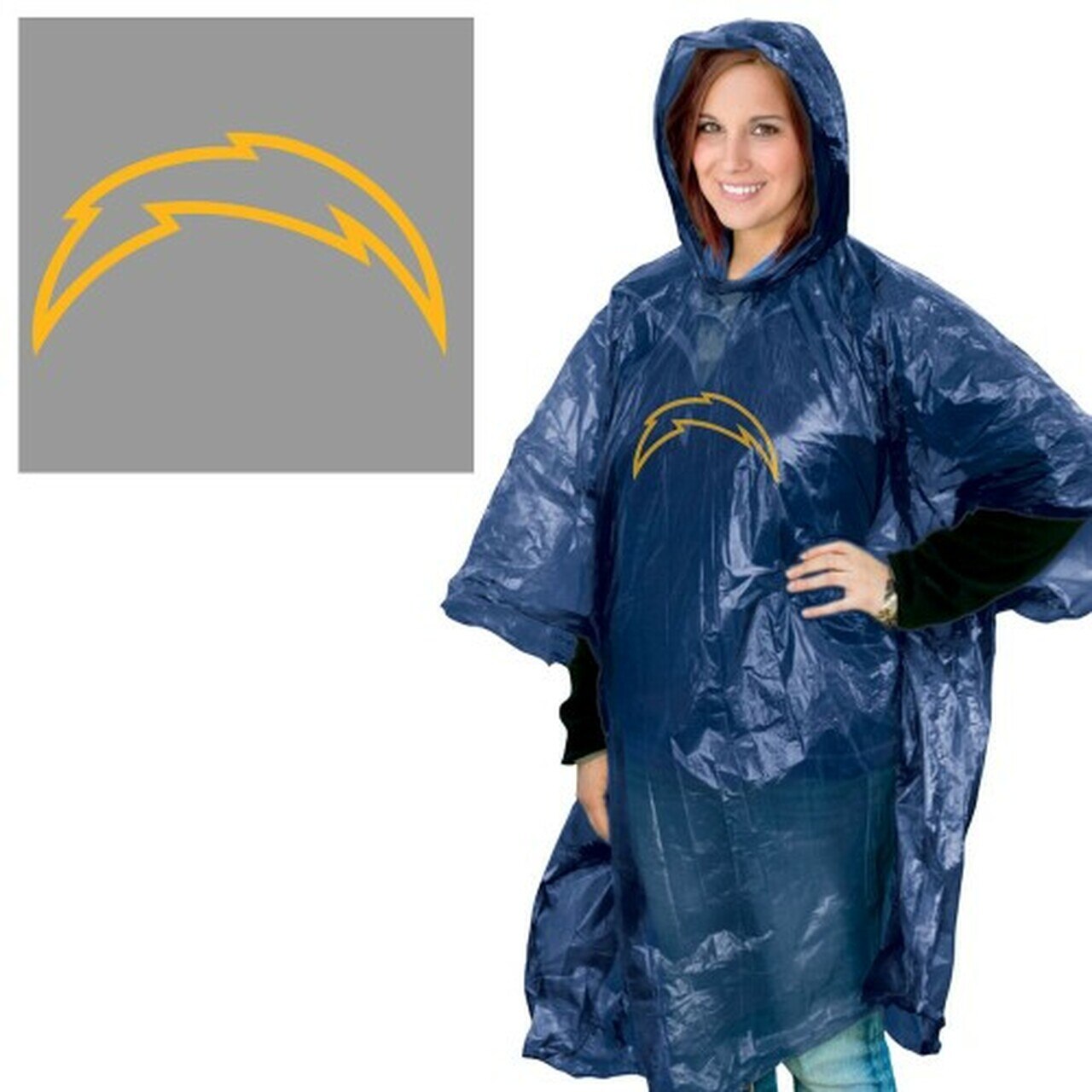 Los Angeles Chargers Rain Poncho by Wincraft