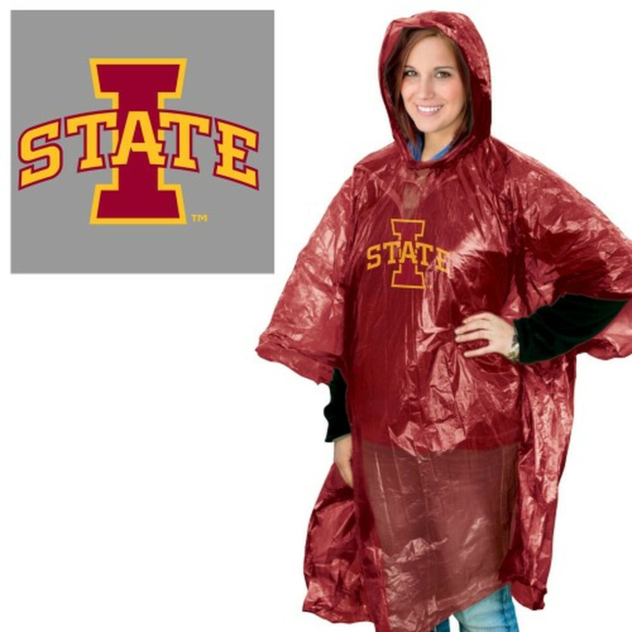 Iowa State Cyclones Rain Poncho by Wincraft