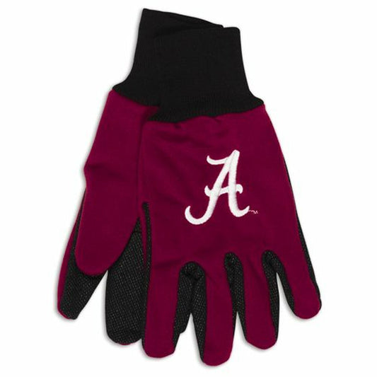Alabama Crimson Tide Two Tone Adult Size Gloves by Wincraft