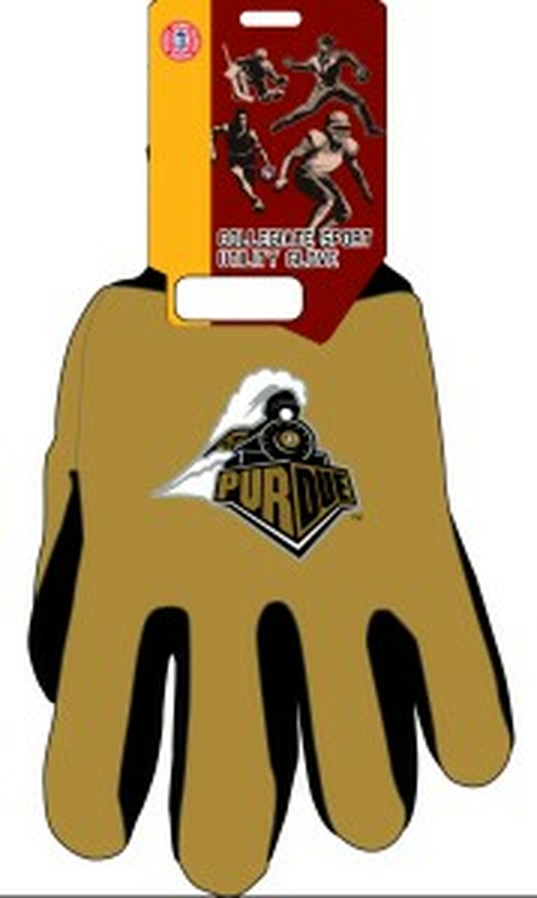 Purdue Boilermakers Two Tone Adult Size Gloves by Wincraft
