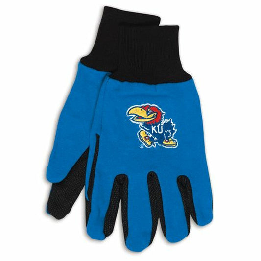 Kansas Jayhawks Two Tone Adult Size Gloves by Wincraft