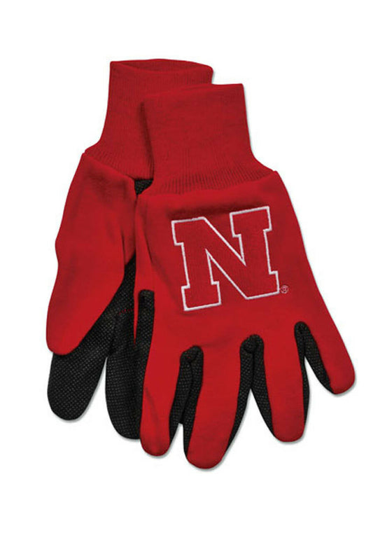 Nebraska Cornhuskers Two Tone Adult Size Gloves by Wincraft