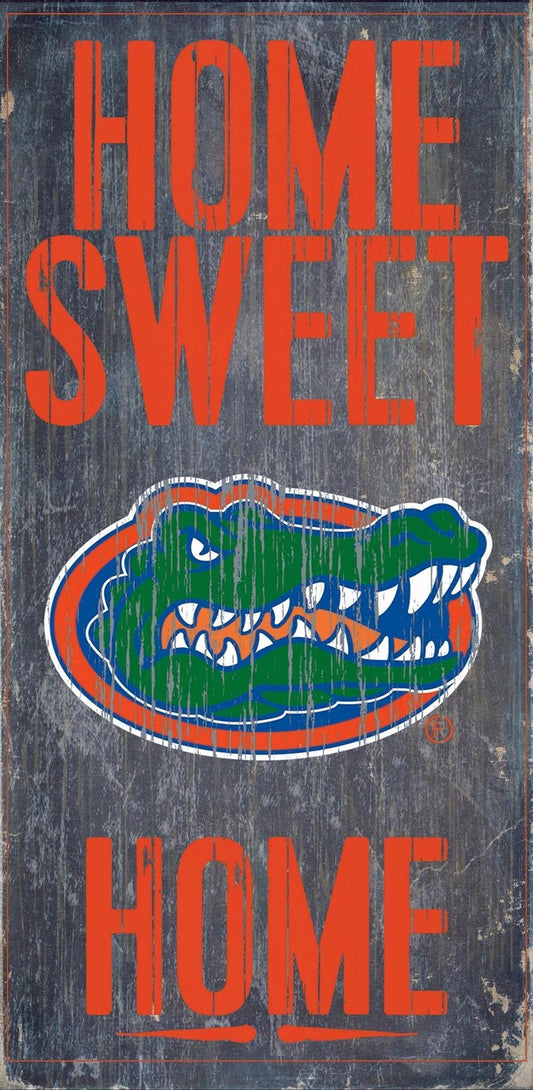 Florida Gators Home Sweet Home 6" x 12" Sign by Fan Creations