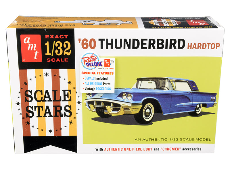 1960 Ford Thunderbird Hardtop "Scale Stars" 1/32 Scale Model Kit Skill Level 2 by AMT
