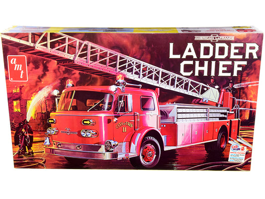 American LaFrance Ladder Chief Fire Truck 1/25 Scale Model Kit Skill Level 3 by AMT