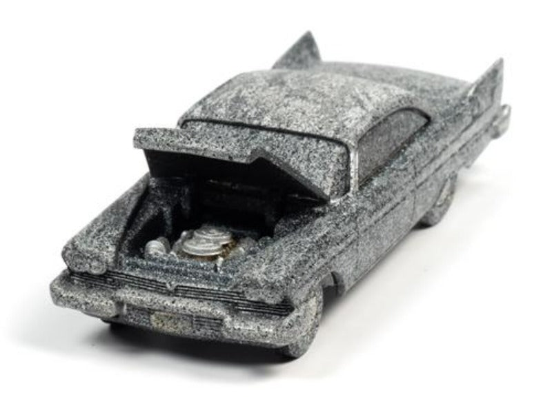 1958 Plymouth Fury (An Evil) After Fire Version "Christine" (1983) Movie 1/64 Diecast Model Car by Autoworld