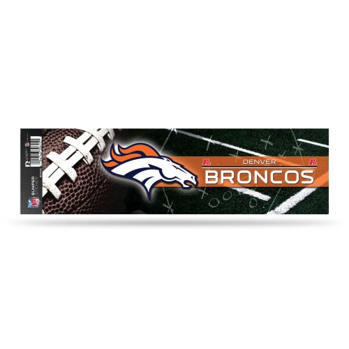 Denver Broncos 3"  x 12" Bumper Sticker / Decal by Rico