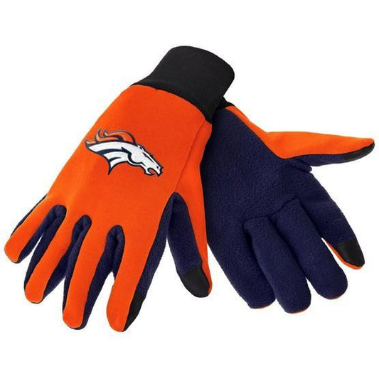 Denver Broncos Color Texting Gloves by FOCO