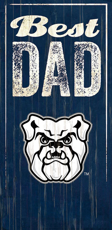 Butler Bulldogs Best Dad 6" x 12" Sign by Fan Creations