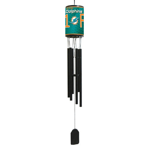 Miami Dolphins #1 Fan Wind Chime by GTEI
