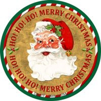 Ho Ho Ho Santa Novelty Set of 4 Round Coasters Set - CC-570