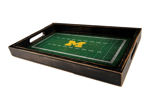Michigan Wolverines 9" x 15" Team Field Serving Tray by Fan Creations