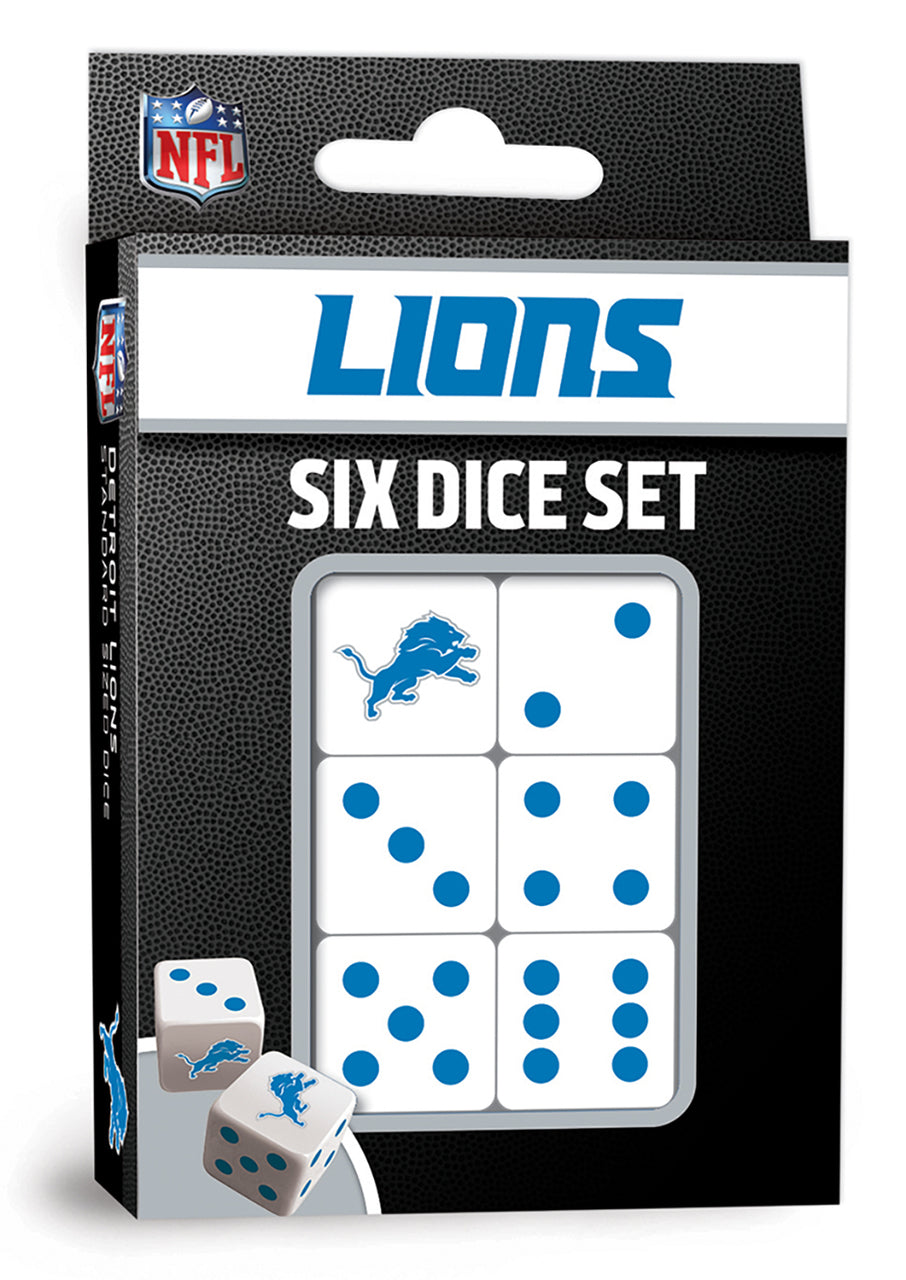 Detroit Lions Dice Pack by Masterpieces