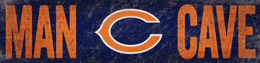 Chicago Bears Distressed Man Cave Sign by Fan Creations