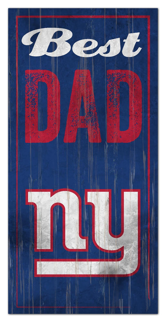 New York Giants Best Dad Sign by Fan Creations