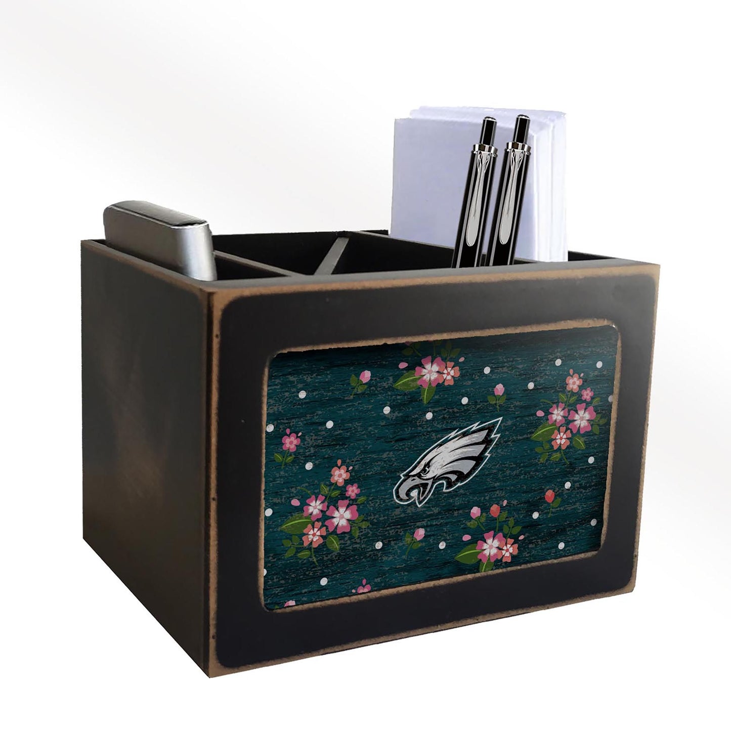 Philadelphia Eagles Floral Desktop Organizer by Fan Creations