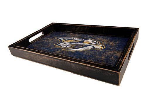 Nashville Predators Distressed Serving Tray with Team Color by Fan Creations
