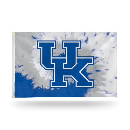 Kentucky Wildcats Tie Die Design Banner Flag by Rico Industries