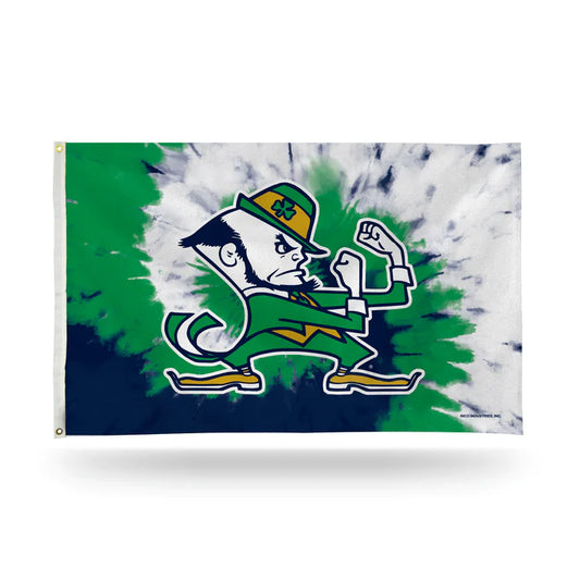 Notre Dame Fighting Irish Tie Die Design Banner Flag by Rico Industries