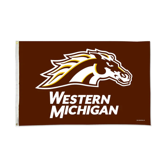 Western Michigan Broncos 3' x 5' Banner Flag by Rico Industries