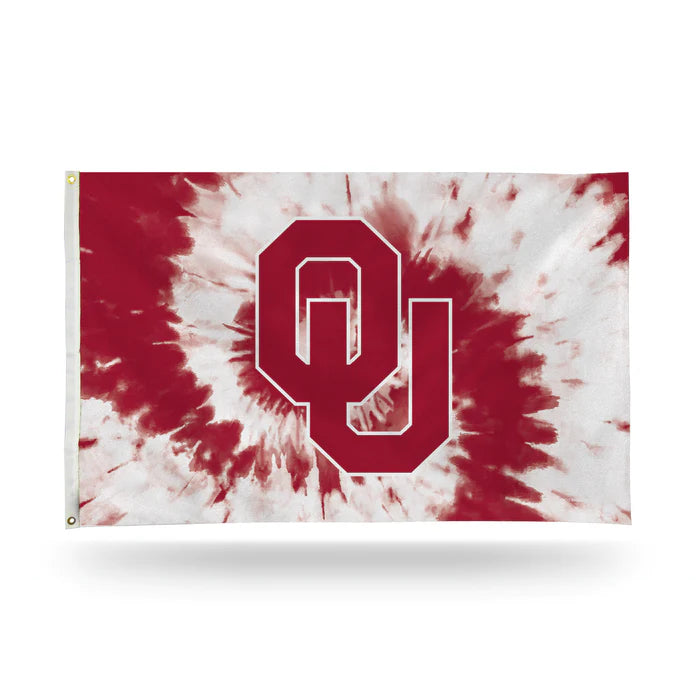 Oklahoma Sooners - Tie Die Design Banner Flag by Rico Industries