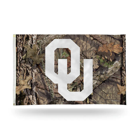 Oklahoma Sooners Mossy Oak Camo Break-Up Country Banner Flag by Rico Industries