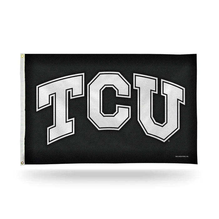 TCU Horned Frogs Carbon Fiber Design Banner Flag by Rico Industries