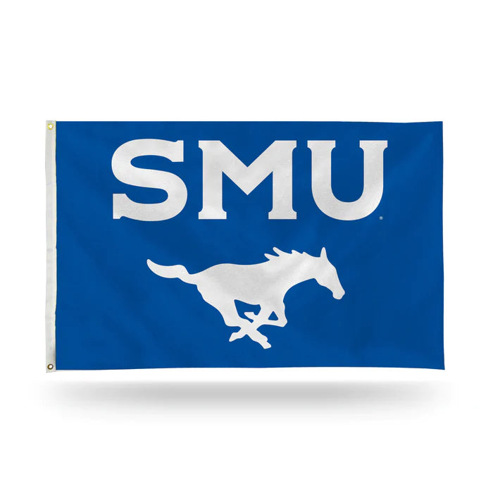Southern Methodist Mustangs Banner Flag by Rico Industries