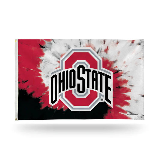 Ohio State Buckeyes Tie Dye Design 3' x 5' Banner Flag by Rico Industries