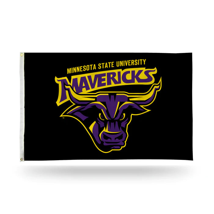 Minnesota State - Mankato Mavericks 3' x 5' Banner Flag by Rico Industries