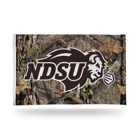 North Dakota State Bison Mossy Oak Camo Break-Up Country 3' x 5' Banner Flag by Rico Industries