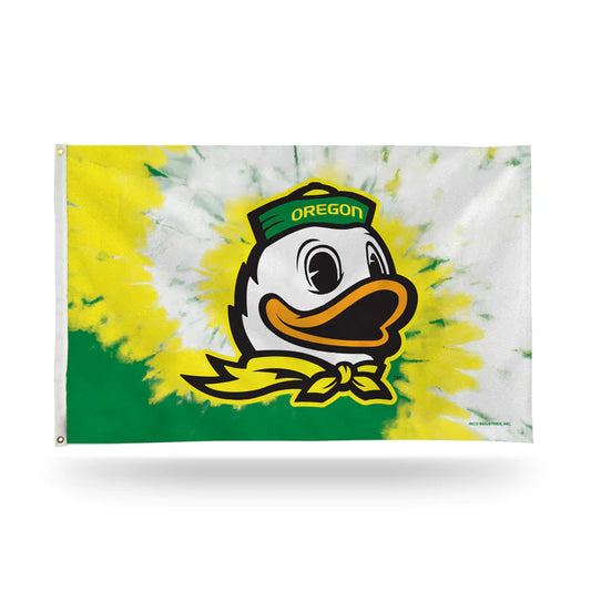 Oregon Ducks Tie Dye Design 3' x 5' Banner Flag by Rico Industries