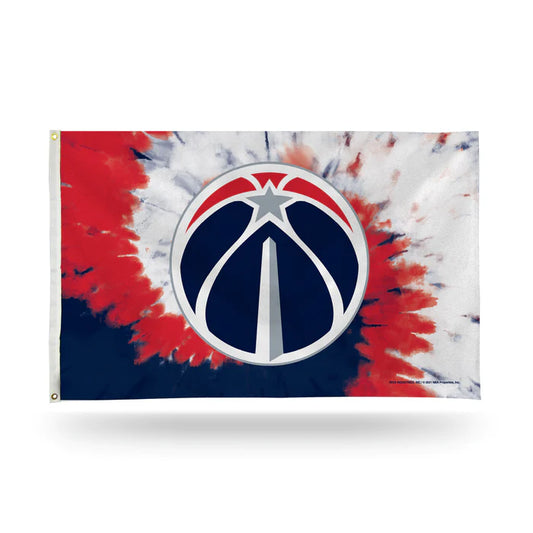 Washington Wizards Tie Dye Design 3' x 5' Banner Flag by Rico Industries