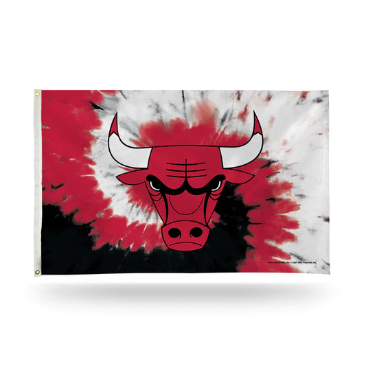 Chicago Bulls Tie Dye Design 3' x 5' Banner Flag by Rico Industries