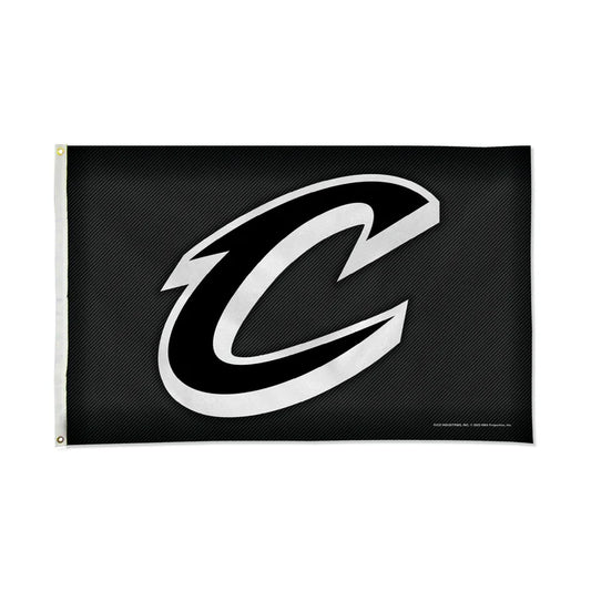 Cleveland Cavaliers Carbon Fiber Design 3' x 5' Banner Flag by Rico Industries