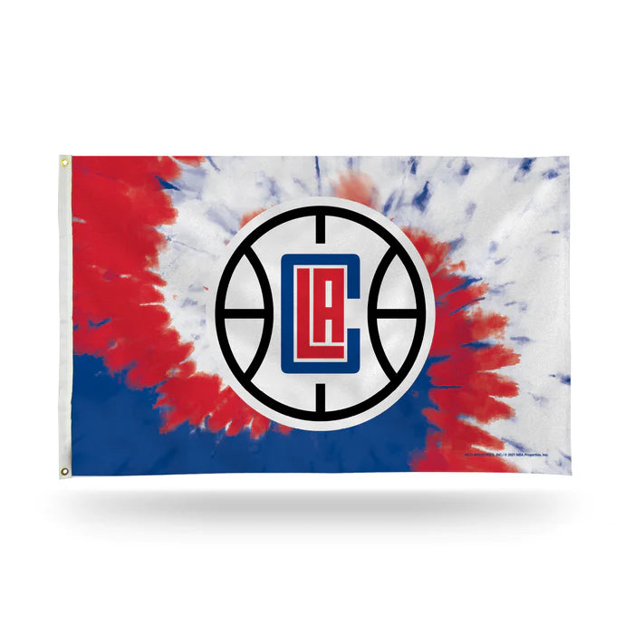 Los Angeles Clippers Tie Dye Design 3' x 5' Banner Flag by Rico Industries