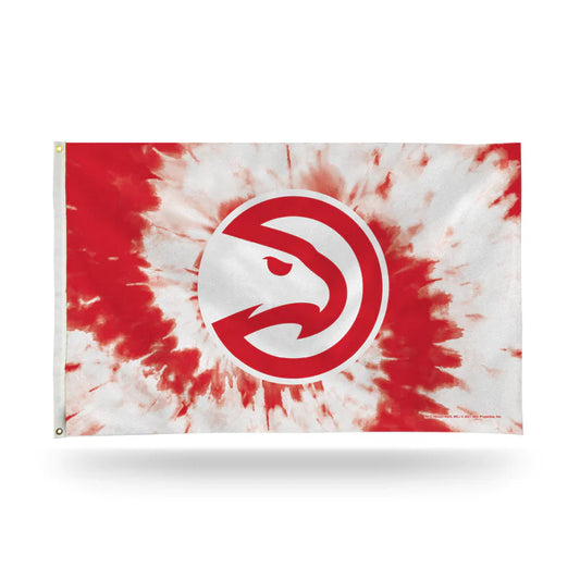 Atlanta Hawks Tie Dye Design 3' x 5' Banner Flag by Rico Industries