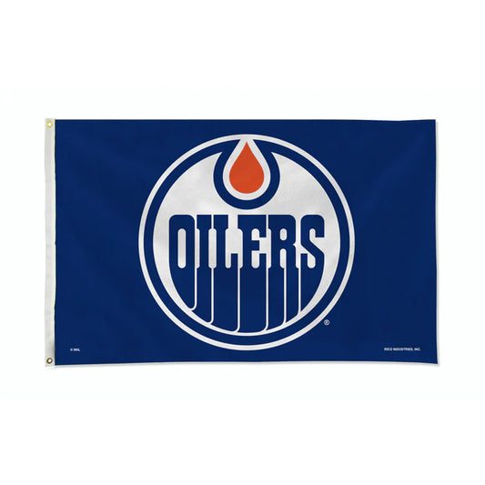Edmonton Oilers 3' x 5' Banner Flag by Rico Industries