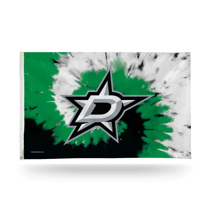 Dallas Stars Tie Dye Design 3' x 5' Banner Flag by Rico Industries