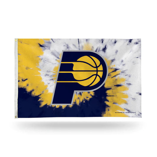 Indiana Pacers Tie Dye Design 3' x 5' Banner Flag by Rico Industries
