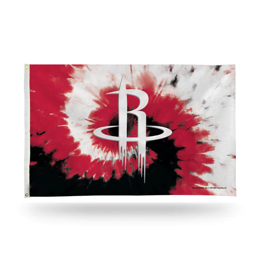 Houston Rockets Tie Dye Design 3' x 5' Banner Flag by Rico Industries