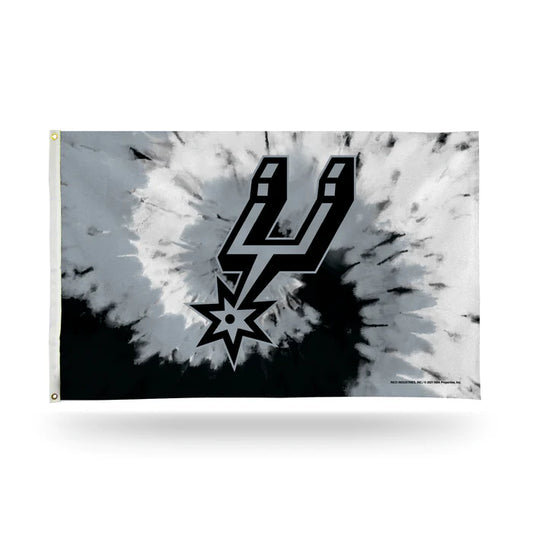 San Antonio Spurs Tie Dye Design 3' x 5' Banner Flag by Rico Industries