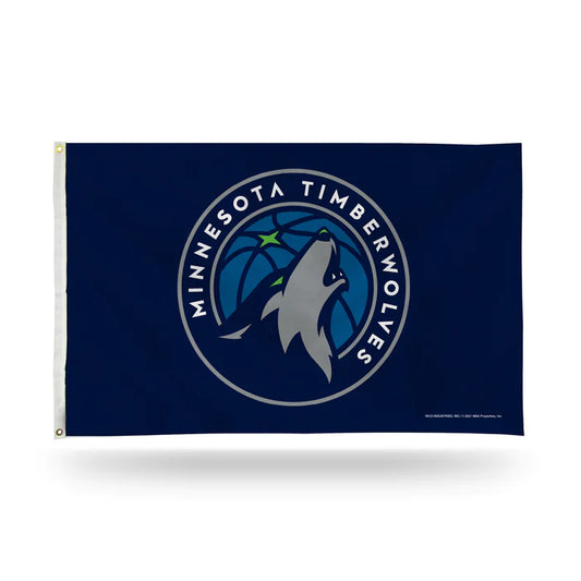 Minnesota Timberwolves 3' x 5' Banner Flag by Rico Industries