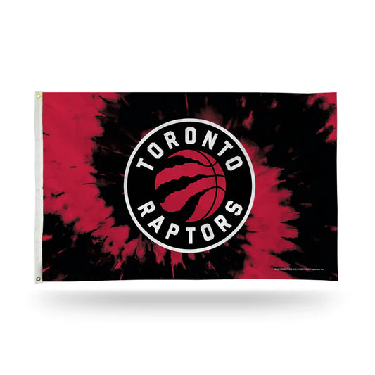Toronto Raptors Tie Dye Design 3' x 5' Banner Flag by Rico Industries