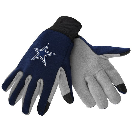 Dallas Cowboys Color Texting Gloves by FOCO