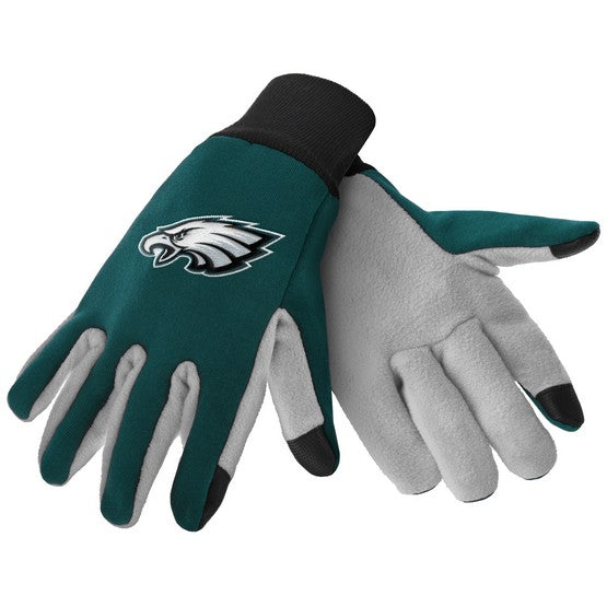 Philadelphia Eagles Color Texting Gloves by FOCO