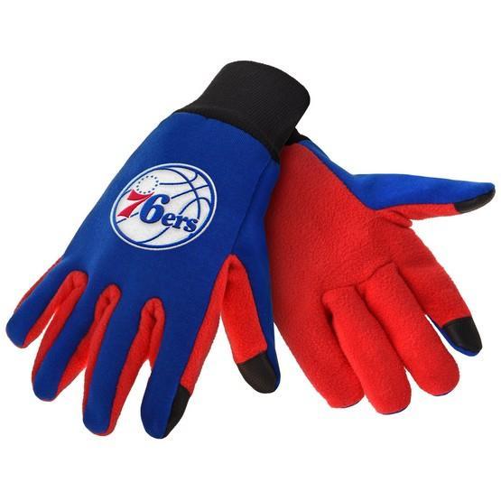 Philadelphia 76ers Color Texting Gloves by FOCO