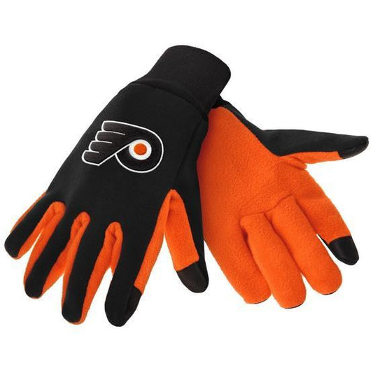 Philadelphia Flyers Color Texting Gloves by FOCO