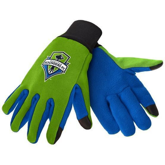 Seattle Sounders FC Color Texting Gloves by FOCO